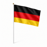 Mini drapeau Allemagne en polyester à tenir à la main