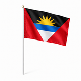 Mini drapeau Antigua-et-Barbuda en polyester à tenir à la main