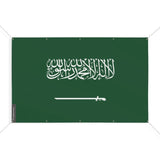 Mini drapeau arabie saoudite polyester œillets résistants