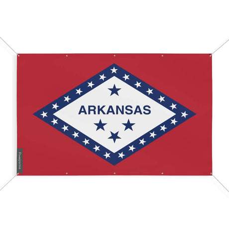 Mini drapeau arkansas polyester résistant aux intempéries