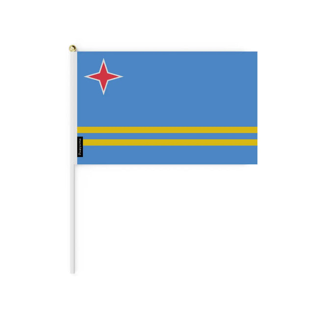 Mini Drapeau Aruba en Plusieurs Tailles - Pixelforma 