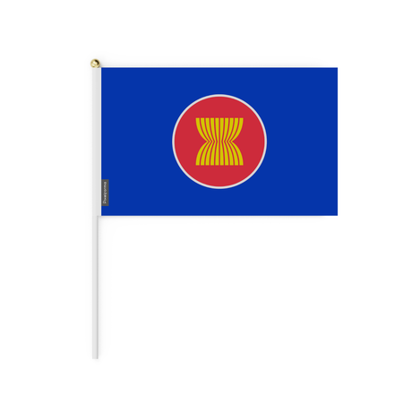 Mini drapeau association des nations de l’asie du sud-est en plusieurs tailles - pixelforma