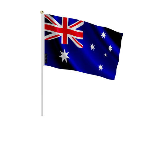 Mini drapeau australie en plusieurs tailles - pixelforma