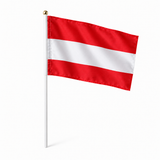 Mini drapeau Autriche en polyester à tenir à la main
