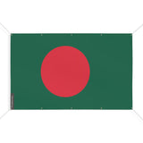 Mini drapeau bangladesh en polyester avec œillets résistants