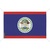 Mini drapeau belize en polyester résistant à usage extérieur