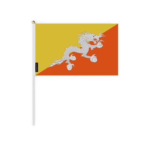 Mini drapeau bhoutan en plusieurs tailles - pixelforma