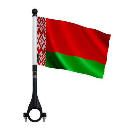 Mini drapeau biélorussie vélo en polyester léger