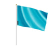 Mini drapeau bleu france en polyester à tenir à la main