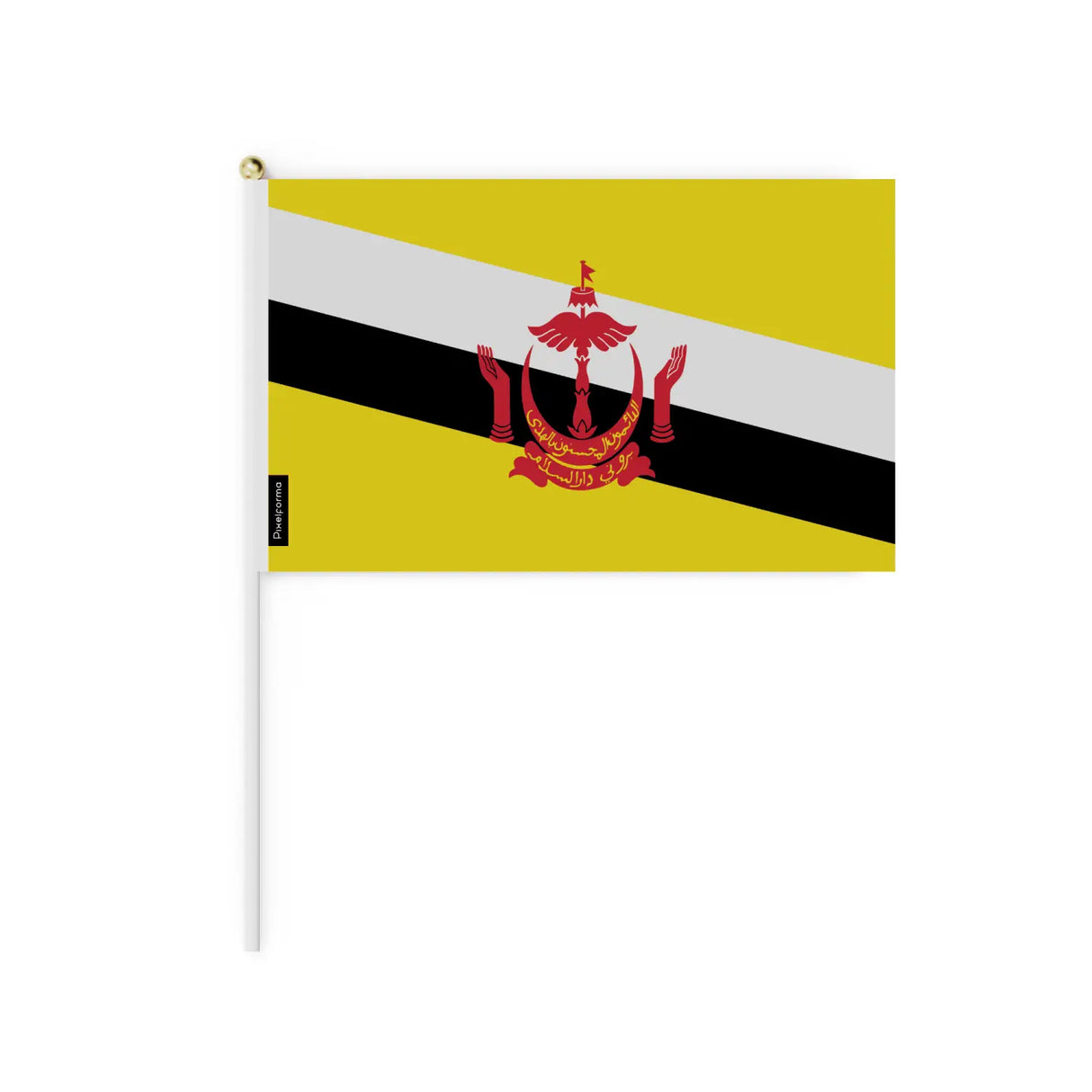 Mini drapeau brunei en plusieurs tailles - pixelforma