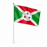 Mini drapeau Burundi en polyester à tenir à la main
