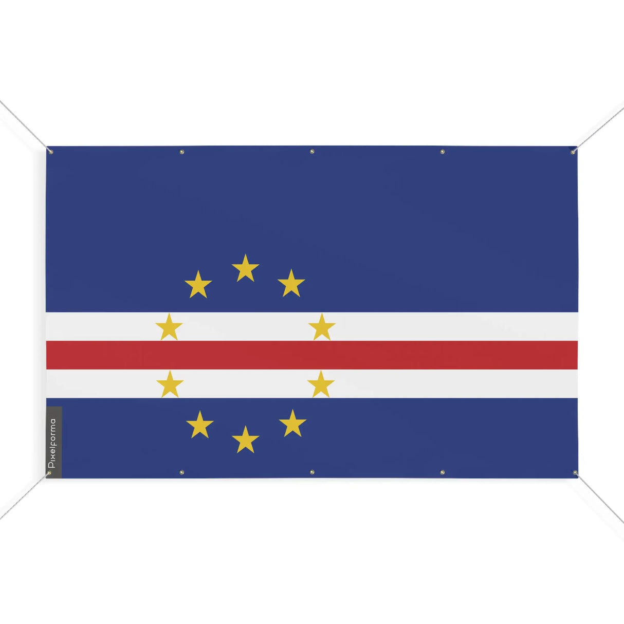 Mini drapeau cap-vert en polyester résistant à suspendre