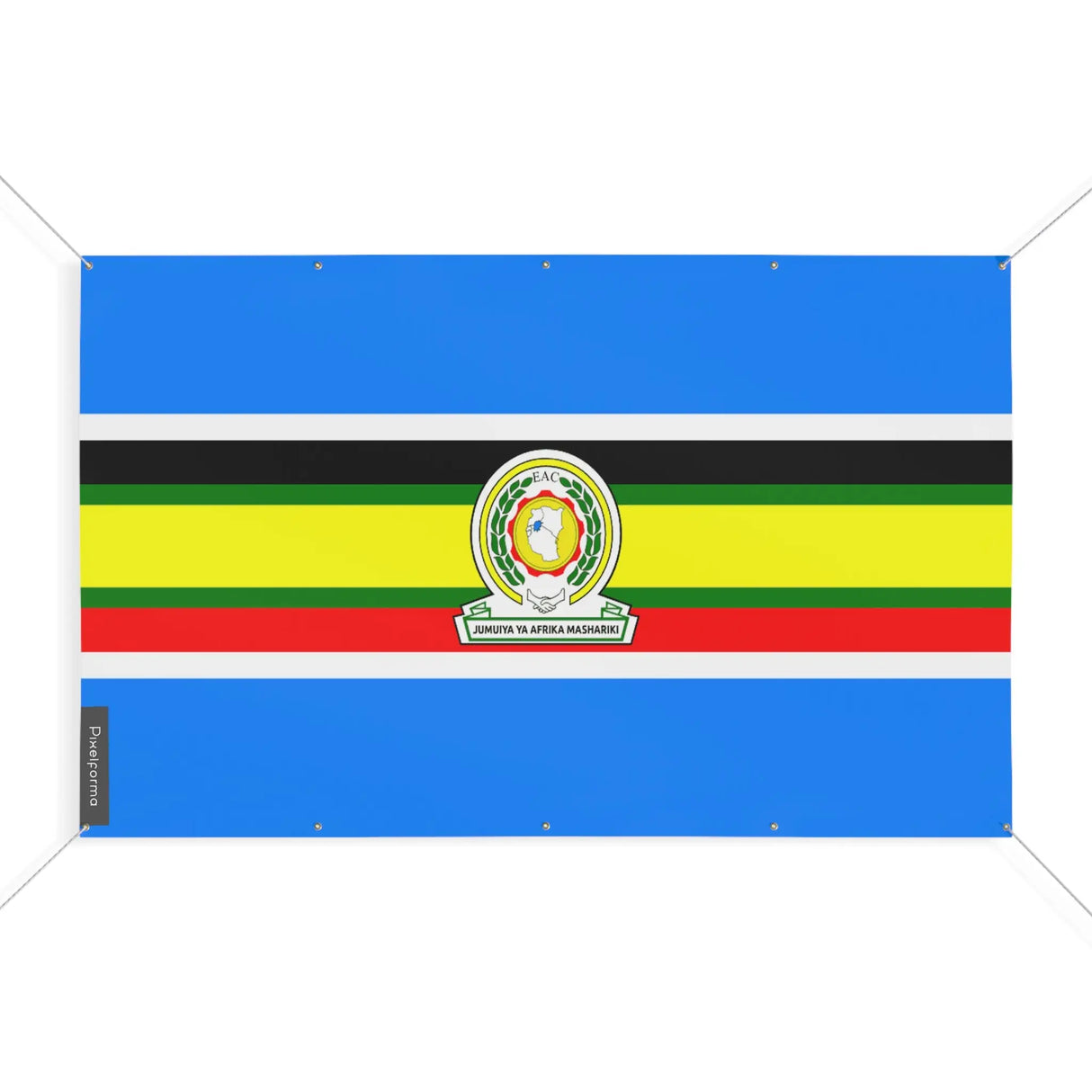 Mini drapeau communauté d’afrique de l’est polyester résistant