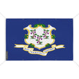Mini drapeau connecticut polyester résistant aux intempéries
