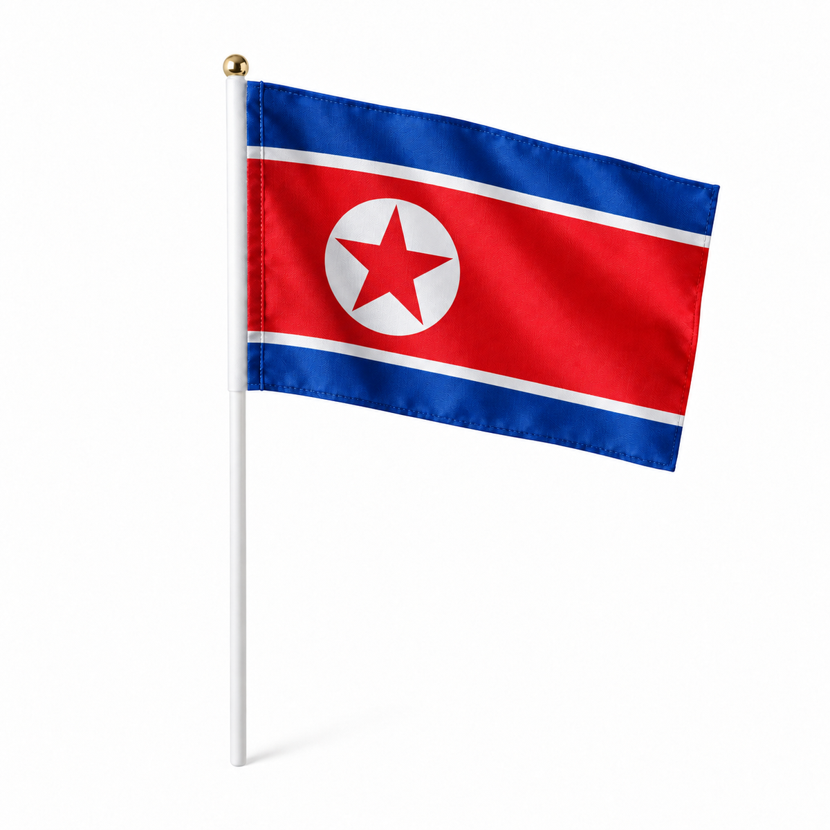 Mini drapeau Corée du Nord en polyester