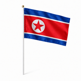 Mini drapeau Corée du Nord en polyester