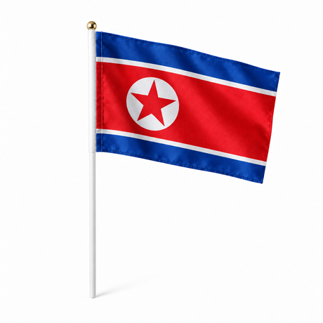 Mini drapeau Corée du Nord en polyester