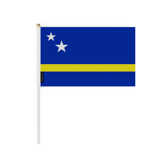 Mini Drapeau Curaçao en Plusieurs Tailles - Pixelforma 