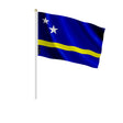 Mini drapeau curaçao en polyester pour décoration festive