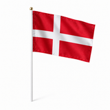 Mini drapeau Danemark en polyester – photo produit réaliste