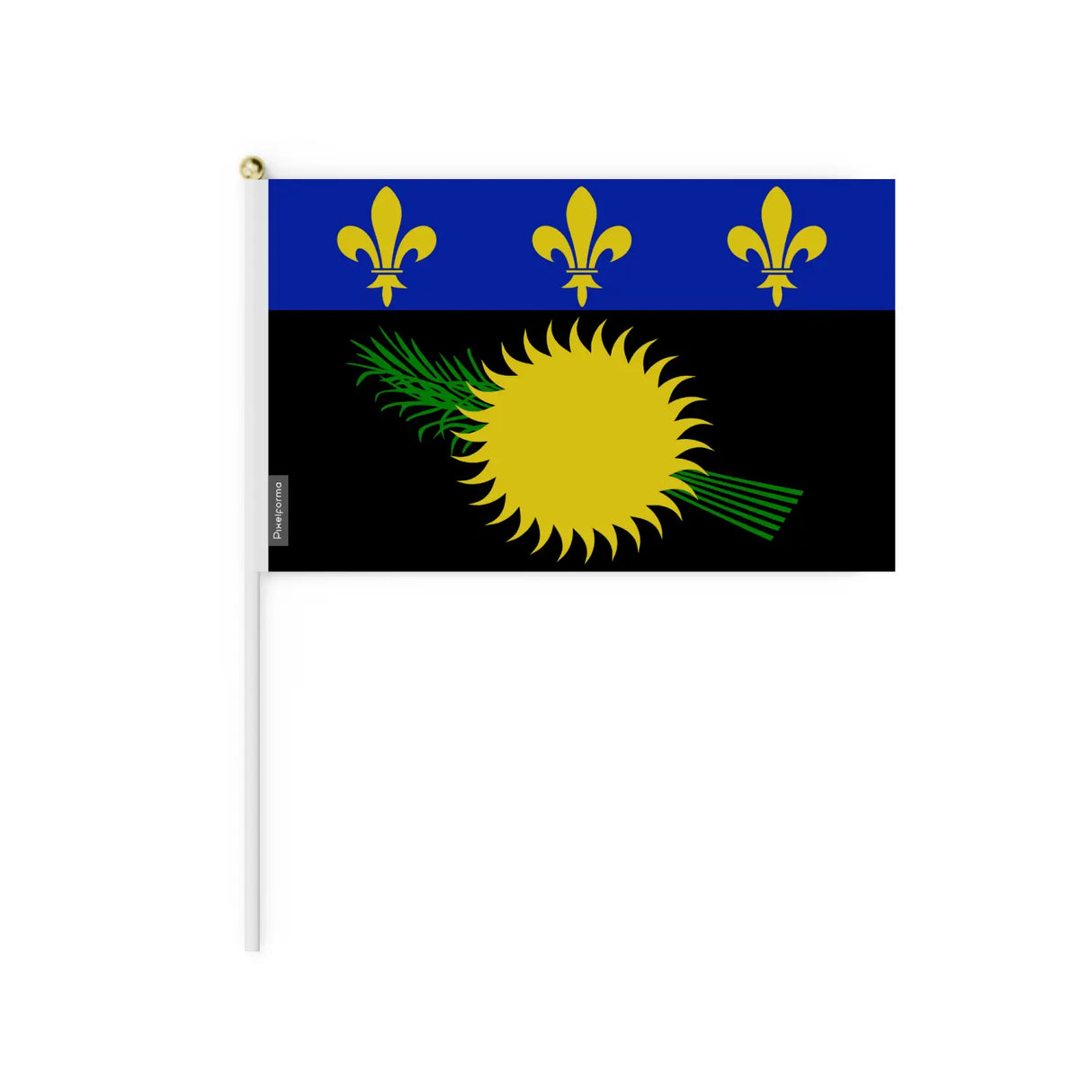 Mini drapeau de guadeloupe en plusieurs tailles - pixelforma