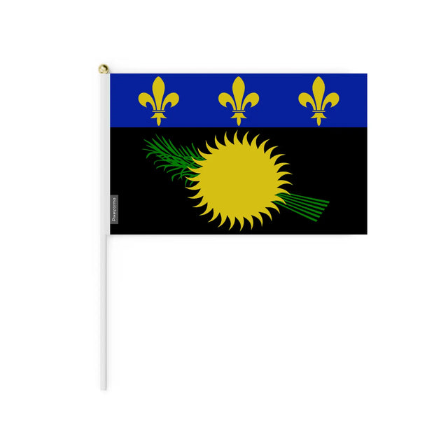 Mini drapeau de guadeloupe en plusieurs tailles - pixelforma