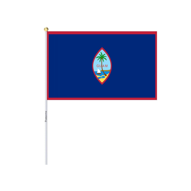 Mini Drapeau de Guam en plusieurs tailles 100 % polyester - Pixelforma 