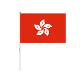 Mini Drapeau de Hong Kong en plusieurs tailles 100 % polyester - Pixelforma