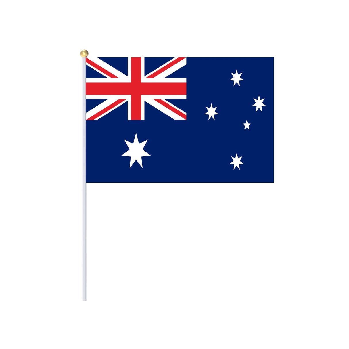 Mini Drapeau de l'Australie en plusieurs tailles 100 % polyester - Pixelforma