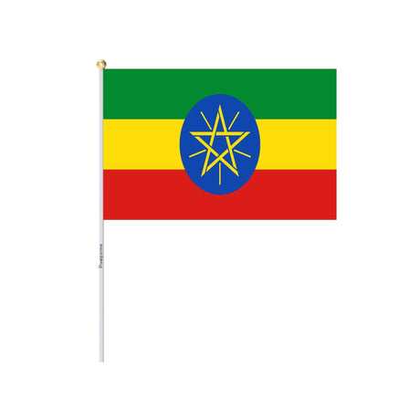 Mini Drapeau de l'Éthiopie en plusieurs tailles 100 % polyester - Pixelforma 