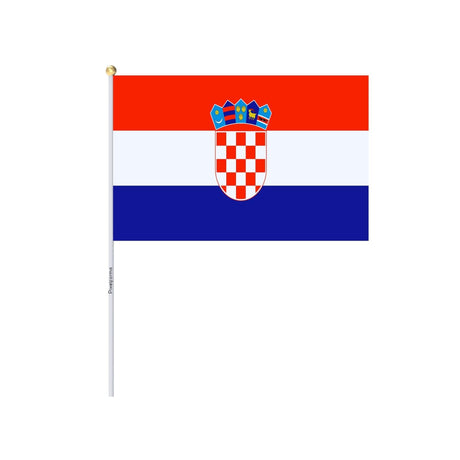 Mini Drapeau de la Croatie en plusieurs tailles 100 % polyester - Pixelforma 