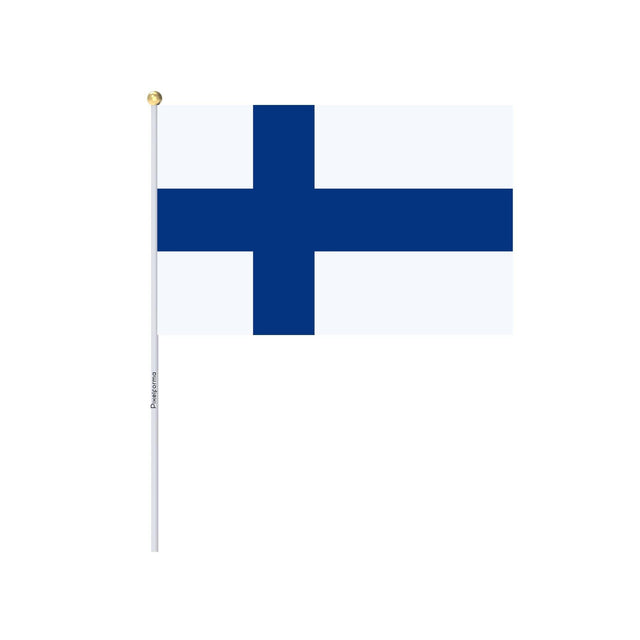 Mini Drapeau de la Finlande en plusieurs tailles 100 % polyester - Pixelforma