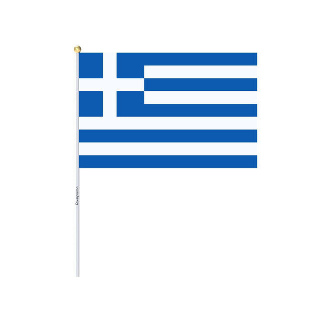 Mini Drapeau de la Grèce en plusieurs tailles 100 % polyester - Pixelforma