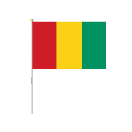 Mini Drapeau de la Guinée en plusieurs tailles 100 % polyester - Pixelforma 