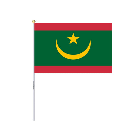 Mini Drapeau de la Mauritanie en plusieurs tailles 100 % polyester - Pixelforma 