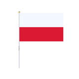 Mini Drapeau de la Pologne en plusieurs tailles 100 % polyester - Pixelforma 