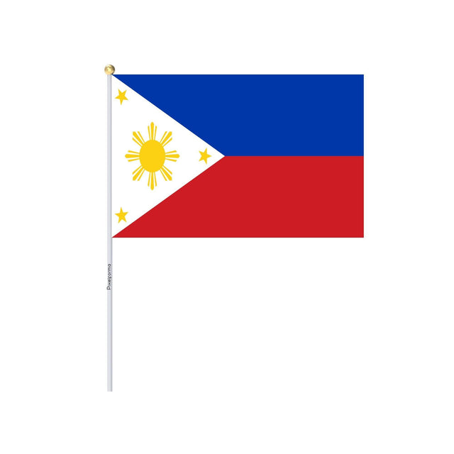 Mini Drapeau des Philippines en plusieurs tailles 100 % polyester - Pixelforma 