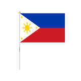 Mini Drapeau des Philippines en plusieurs tailles 100 % polyester - Pixelforma