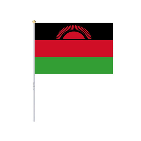 Mini Drapeau du Malawi en plusieurs tailles 100 % polyester - Pixelforma 