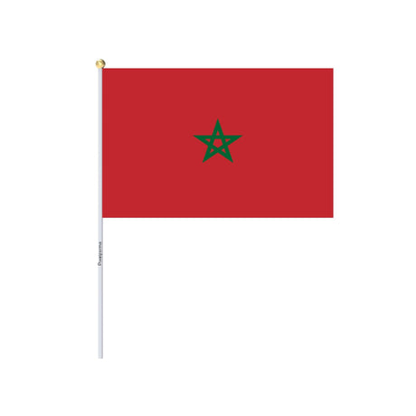 Mini Drapeau du Maroc en plusieurs tailles 100 % polyester - Pixelforma 