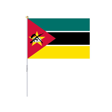 Mini Drapeau du Mozambique en plusieurs tailles 100 % polyester - Pixelforma 