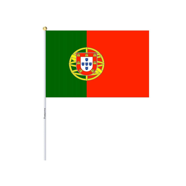 Mini Drapeau du Portugal en plusieurs tailles 100 % polyester - Pixelforma 