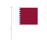 Mini Drapeau du Qatar en plusieurs tailles 100 % polyester - Pixelforma 