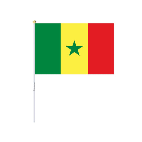 Mini Drapeau du Sénégal en plusieurs tailles 100 % polyester - Pixelforma 