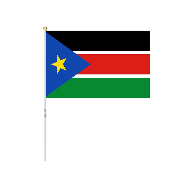 Mini Drapeau du Soudan du Sud en plusieurs tailles 100 % polyester - Pixelforma 