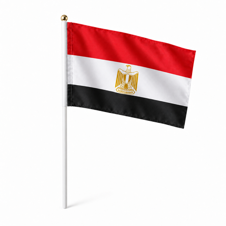 Mini drapeau Égypte en polyester – photo produit réaliste