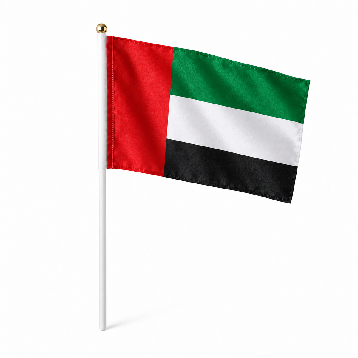 Mini drapeau Émirats arabes unis en polyester – photo produit réaliste