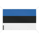 Mini drapeau estonie en polyester résistant à œillets