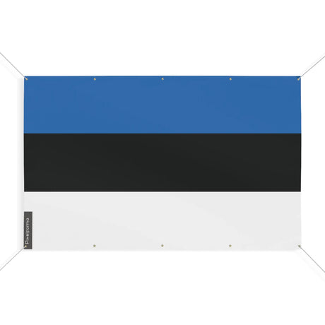 Mini drapeau estonie en polyester résistant à œillets