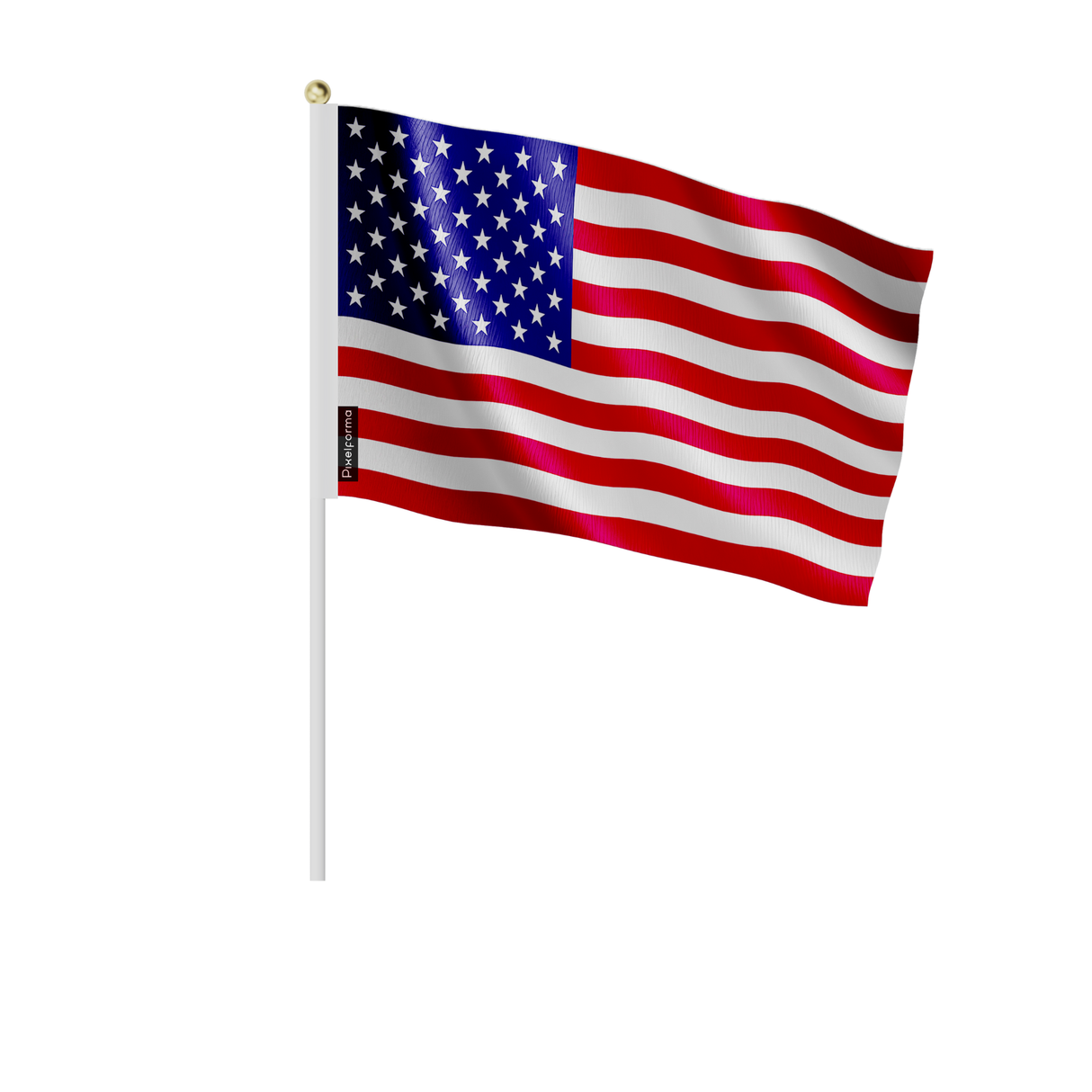 Mini drapeau états-unis en plusieurs tailles - pixelforma
